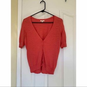 Pink cardigan from Caslon in Medium